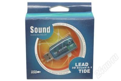 Лот: 399746. Фото: 1. Virtual 5.1-Surround USB 2.0 внешняя... Звуковые карты