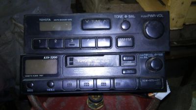 Лот: 4102832. Фото: 1. штатная магнитола toyota. Автомагнитолы