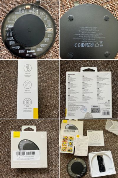Лот: 22394027. Фото: 1. Беспроводная зарядка baseus Simple... Зарядные устройства, блоки питания, адаптеры сетевые для смартфонов