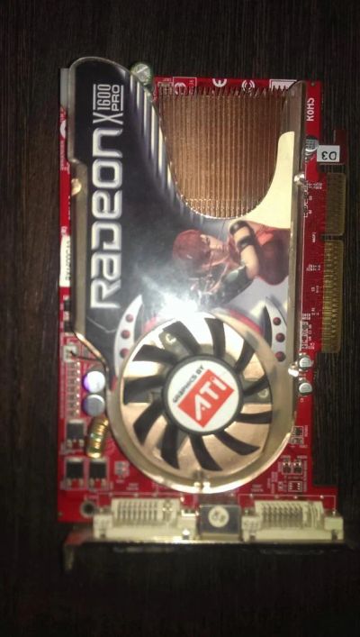 Лот: 8435051. Фото: 1. AGP ATI Radeon x1600Pro 256Mb... Видеокарты