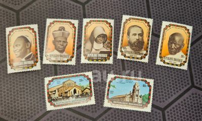 Лот: 23531973. Фото: 1. Марки: Руанда. 1976. Священники... Марки