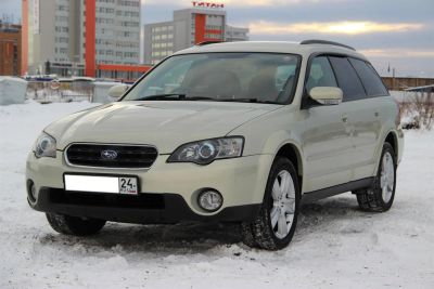 Лот: 3519125. Фото: 1. Subaru Outback, 2004 год, отличное... Автомобили