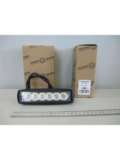 Лот: 6287077. Фото: 1. LED фара 6 светодиодов рассеиваемый... Электроприборы для автомобиля
