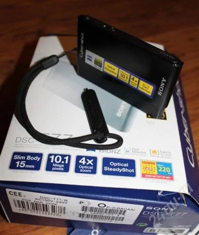 Лот: 684724. Фото: 1. Продается фотоаппарат Sony Cyber-shot... Цифровые компактные