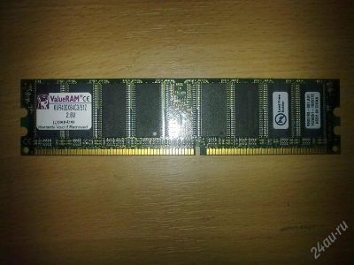 Лот: 1983934. Фото: 1. Kingston ValueRAM DDR DIMM 512Mb... Оперативная память