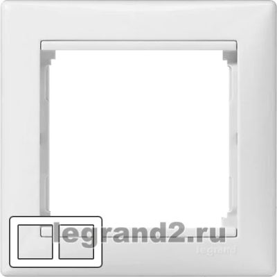 Лот: 8704399. Фото: 1. Двухместная рамка Legrand Valena... Электроустановочные изделия