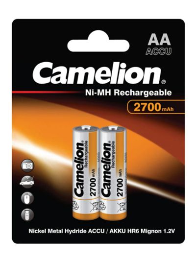 Лот: 14182119. Фото: 1. Аккумулятор Camelion Ni-Mh АА-2700... Батарейки, аккумуляторы, элементы питания