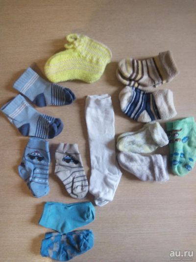 Лот: 8628687. Фото: 1. 13 пар разнообразных носков (1... Чулочно-носочные изделия