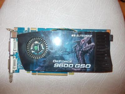 Лот: 6124029. Фото: 1. ECS GeForce 9600 GSO. Видеокарты