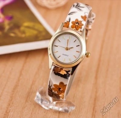 Лот: 5529069. Фото: 1. Женские новые часы Quartz с рубля... Оригинальные наручные часы