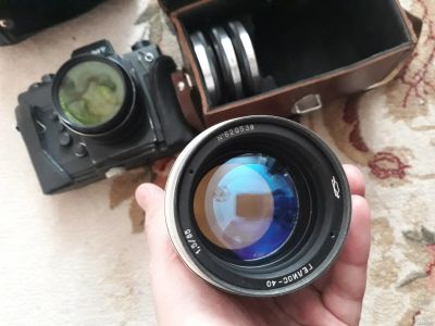 Лот: 13513179. Фото: 1. объектив Гелиос 40 , фотоаппарат... Плёночные компактные