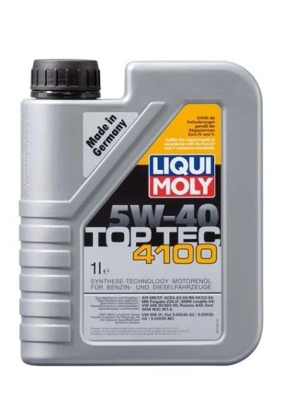 Лот: 20352569. Фото: 1. Liqui Moly Top Tec 4100 5W-40... Масла, жидкости
