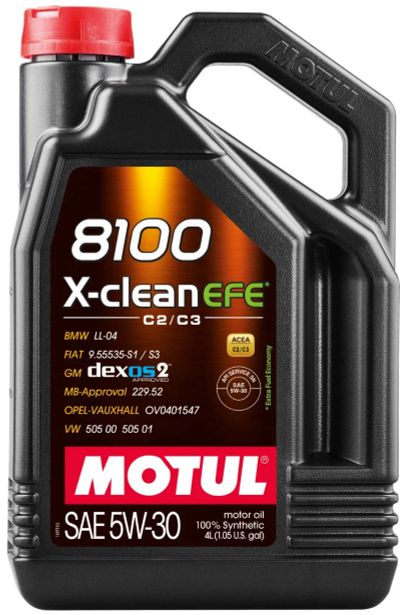 Лот: 9843199. Фото: 1. Масло MOTUL 8100 X-Clean EFE 5W-30... Масла, жидкости