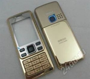 Лот: 2442817. Фото: 1. Корпус Nokia 6300 Gold (золотой... Корпуса, клавиатуры, кнопки