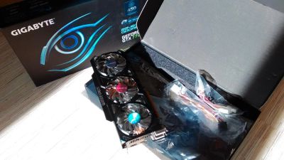 Лот: 9078641. Фото: 1. Видеокарта GTX 770 Gigabyte Windforce... Видеокарты