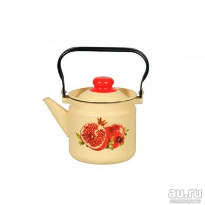 Лот: 13440474. Фото: 1. Чайник 2л 1с25с белосн. или крем... Кастрюли