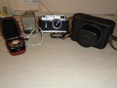 Лот: 1085703. Фото: 1. Фотоаппарат ZORKI - 4K,объектив... Плёночные дальномерные, шкальные