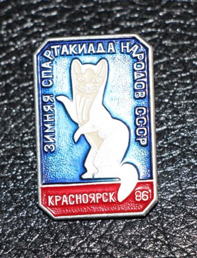 Лот: 3993943. Фото: 1. Знак Зимняя спартакиада народов... Сувенирные
