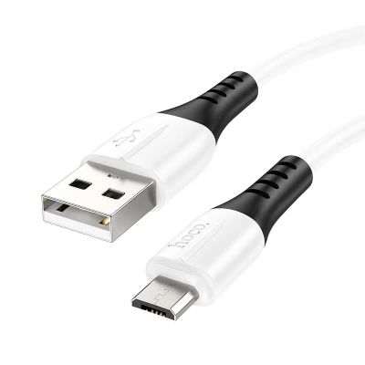 Лот: 20256925. Фото: 1. Кабель MicroUSB(m) - USB(m) HOCO... Дата-кабели, переходники