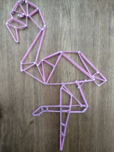 Лот: 11802230. Фото: 1. Панно в стиле String ART (стринг... Другое (ручная работа)