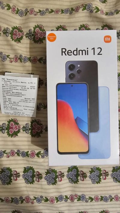 Лот: 21509176. Фото: 1. Xiaomi redmi 12 8/256 silver. Смартфоны