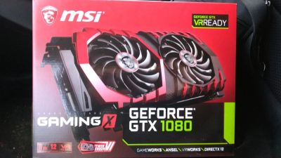 Лот: 10564189. Фото: 1. Видеокарта MSI GeForce GTX 1080... Видеокарты