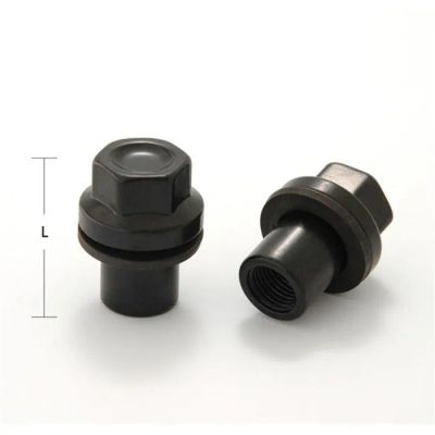 Лот: 25612162. Фото: 1. Гайка M14x1.5, L=41, ключ 22... Секретки, гайки, проставки