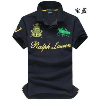 Лот: 4440504. Фото: 1. Поло мужское Ralph Lauren, синее. Футболки, поло