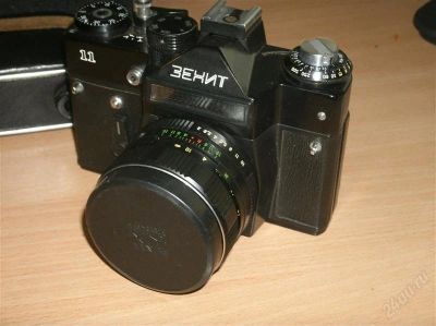 Лот: 2309192. Фото: 1. "Зенит 11" с чехлом. Плёночные зеркальные
