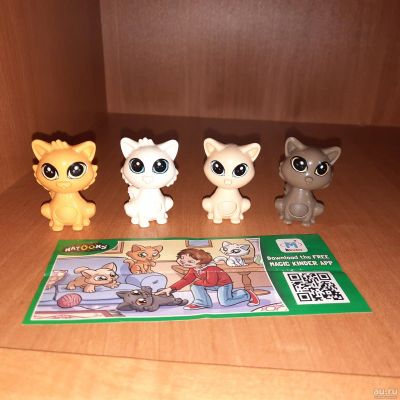 Лот: 17438200. Фото: 1. Серия киндер кошечки 2015. Игрушки