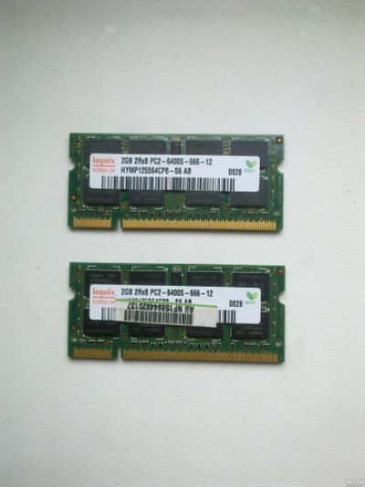 Лот: 17775255. Фото: 1. DDR2 Hynix PC2-6400S 2GB 2 штуки. Оперативная память