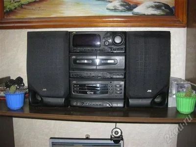 Лот: 482983. Фото: 1. Музыкальный центр JVC MX-C220. Музыкальные центры, магнитолы