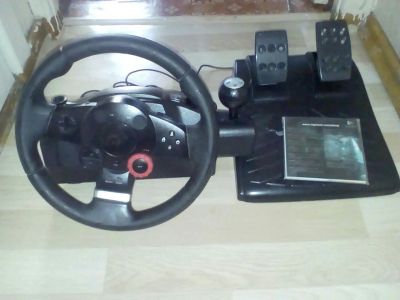 Лот: 9579537. Фото: 1. Logitech Driving Force GT. Рули, джойстики