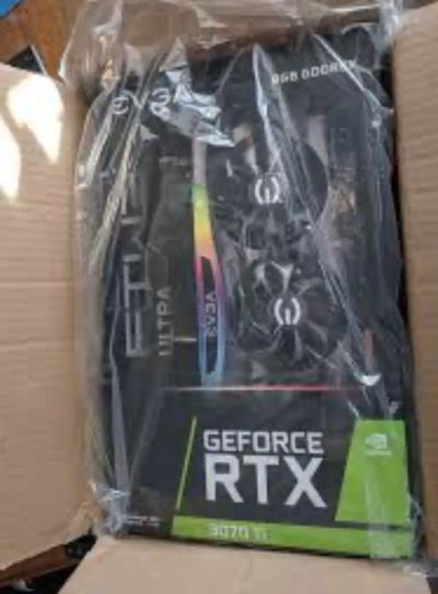 Лот: 20360361. Фото: 1. Продам видеокарту Evga rtx 3070... Видеокарты