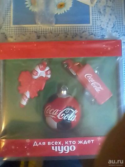 Лот: 10671026. Фото: 1. Ёлочные игрушки фирмы coca-cola. Другое (игрушки)