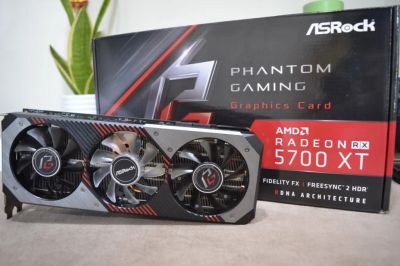 Лот: 19472409. Фото: 1. AMD Radeon RX 5700 XT Phantom... Видеокарты