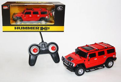 Лот: 6630966. Фото: 1. Машина р/у 1:24 Hummer. Цвет темно... Машины и техника