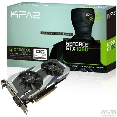 Лот: 9850368. Фото: 1. Новая видеокарта KFA2 3GB GTX1060... Видеокарты