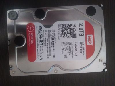 Лот: 11530025. Фото: 1. жесткий диск SATA WD20EFRX. Жёсткие диски (HDD)