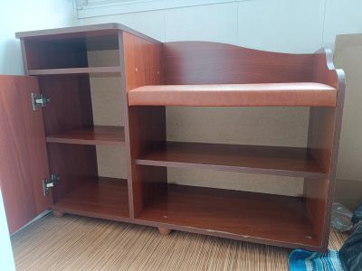 Лот: 25646290. Фото: 1. Тумба в прихожую с сиденьем. Обувные полки и тумбы