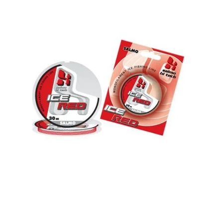 Лот: 15849202. Фото: 1. Леска SALMO Hi-Tech ICE RED 020... Леска, блесны, крючки, мормышки