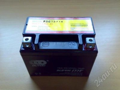 Лот: 306694. Фото: 1. Аккумулятор для мопеда в наличии. Запчасти