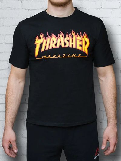 Лот: 12686270. Фото: 1. Футболка THRASHER (6830). Футболки, поло