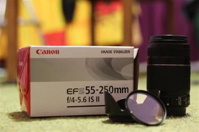 Лот: 2205646. Фото: 1. Canon 55-250 IS (приятный зум... Объективы