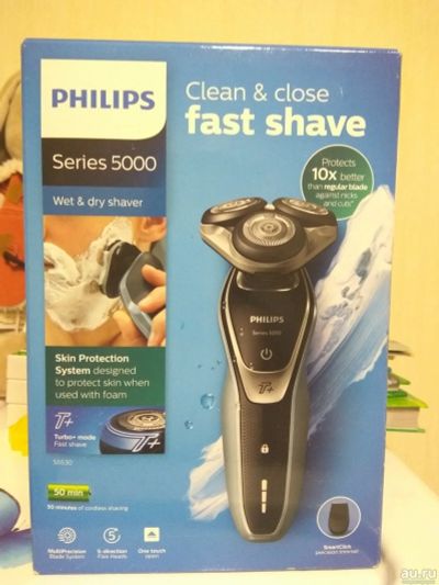 Лот: 13596862. Фото: 1. Электробритва Philips S5530/06... Укладка и стрижка волос, бритьё, эпиляция