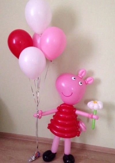 Лот: 10628206. Фото: 1. Цифры -фигуры из шаров на день... Другое (дети растут)