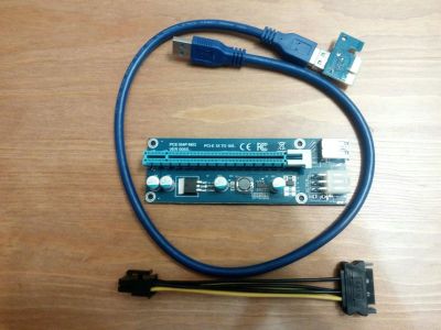 Лот: 10458659. Фото: 1. Райзер (Riser) VER.008C 6 pin... Шлейфы, кабели, переходники