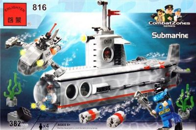 Лот: 2336045. Фото: 1. Конструктор "Субмарина" Lego-совместимый... Конструкторы