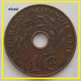 Лот: 17020823. Фото: 1. Нидерландская Индия 1 цент 1936... Азия