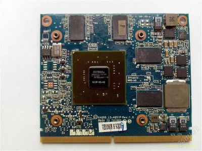 Лот: 2230354. Фото: 1. Видеокарта nVIDIA NVS 5100M 1Gb... Видеокарты